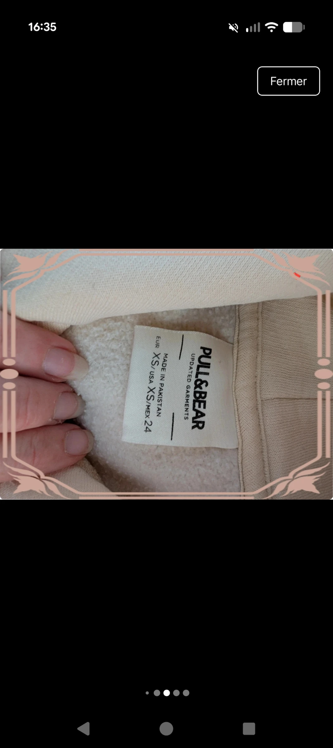 Magnífico sudadera con capucha beige Pull&Bear - Talla XS – photo 6